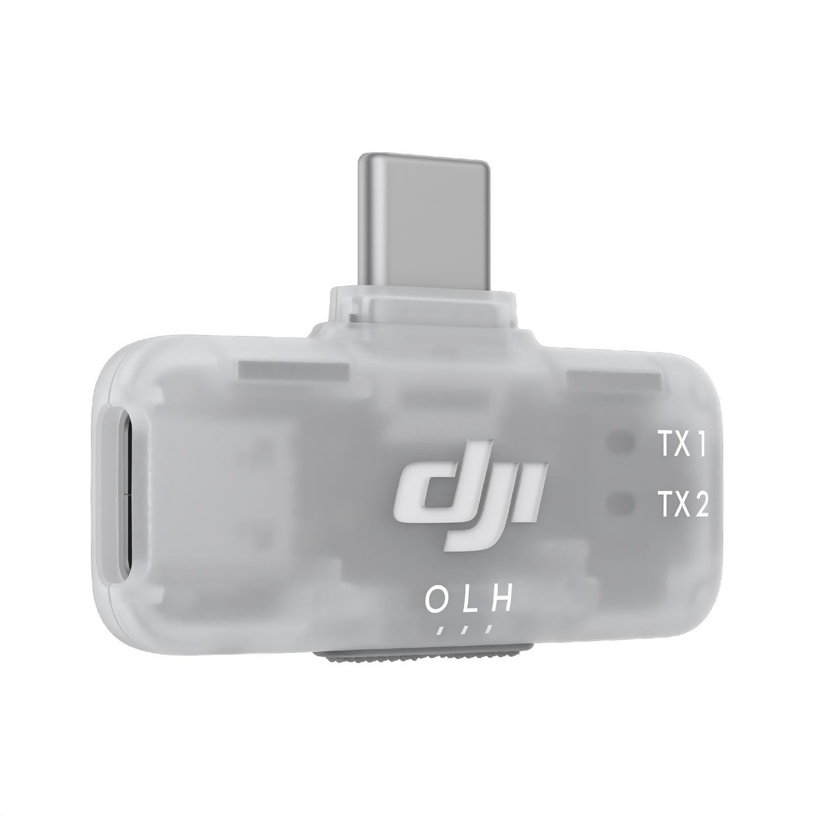 Адаптер аудіоресивер для мікрофонів DJI Mic Mini/1/2/3 покоління універсальний (CP.RN.10000333.01R)