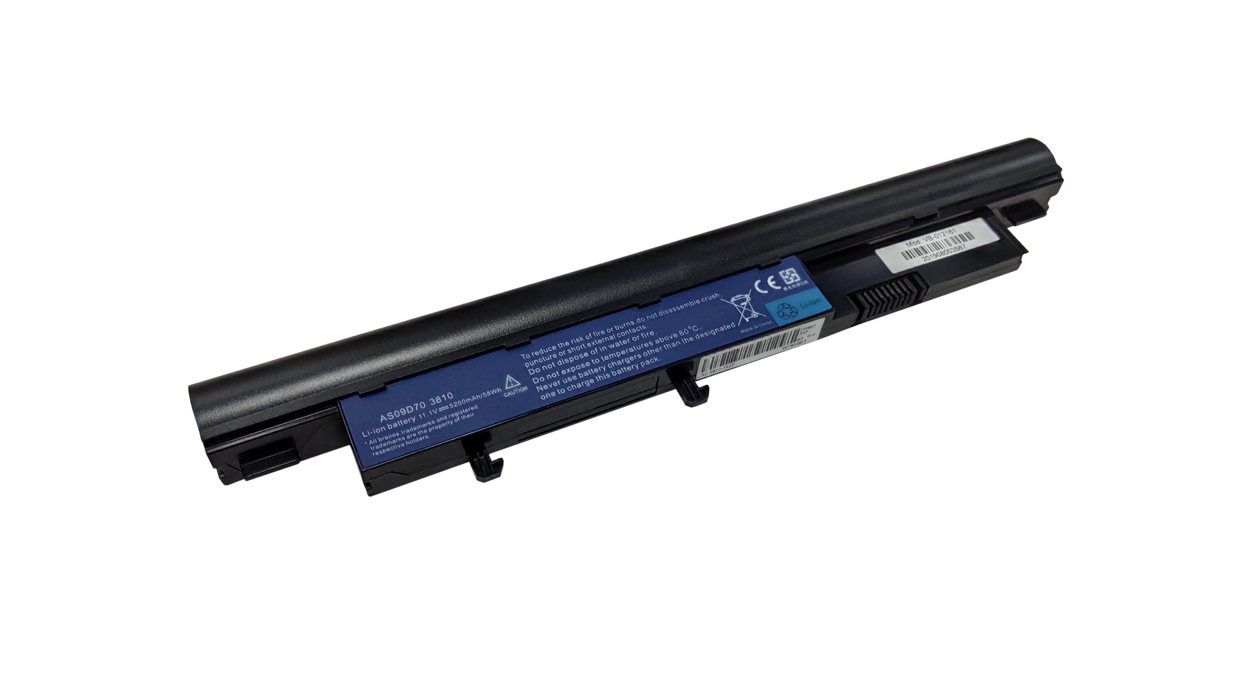 Аккумулятор для ноутбука Acer AS09D70 Aspire 5810T 11.1V Black 5200mAh OEM