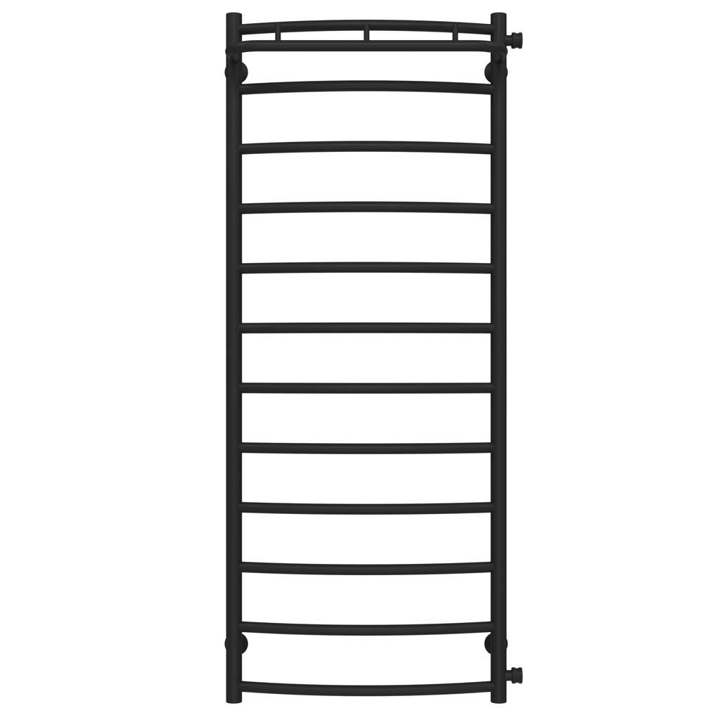 Полотенцесушитель водяной Deffi Классик N П12 боковое правое подключение нержавеющая сталь 500х1300 мм Черный (C.KN.130.50.12.B.C)