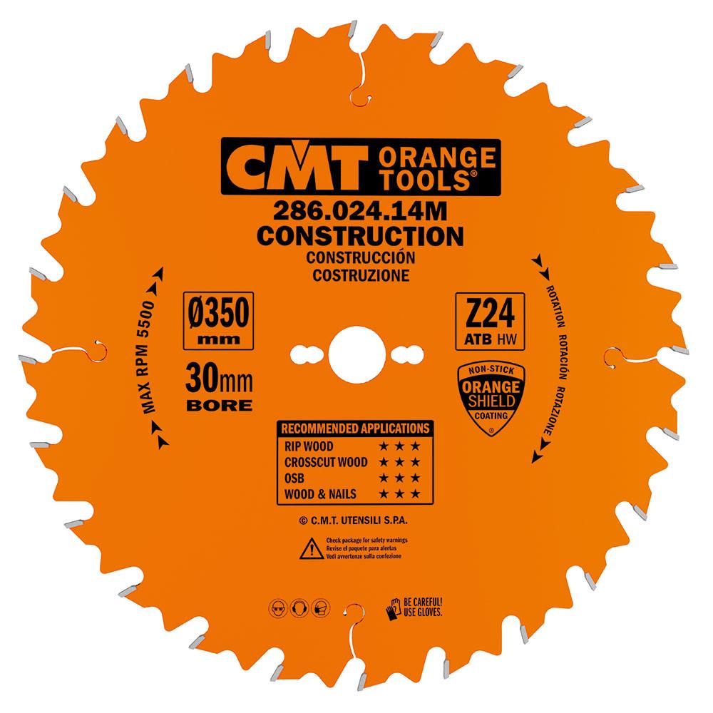 Диск пиляльний по дереву CMT 350x30x24z (286.024.14M)