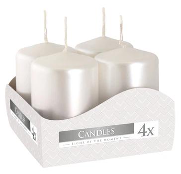 Свічка Bispol 8 см 4 шт. Білий (sw40/60-010)