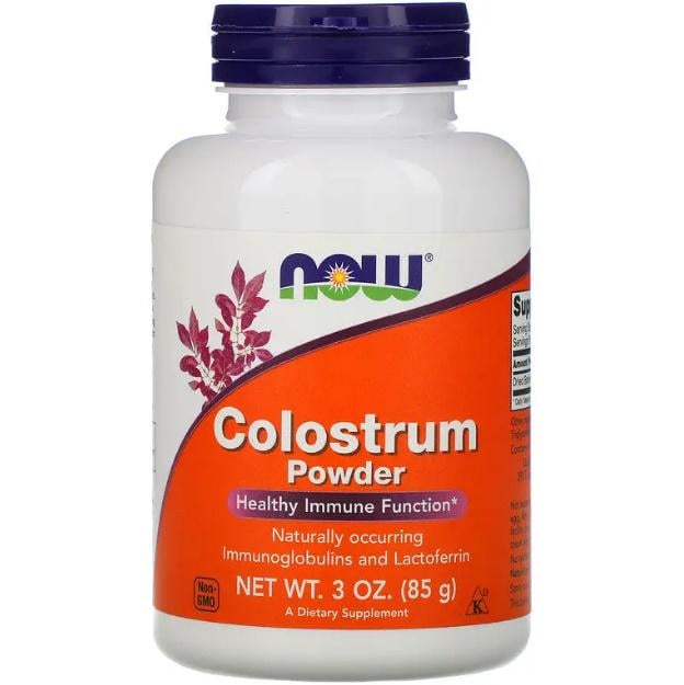 Колострум NOW Foods Colostrum Powder 85 g /68 servings/ Pure