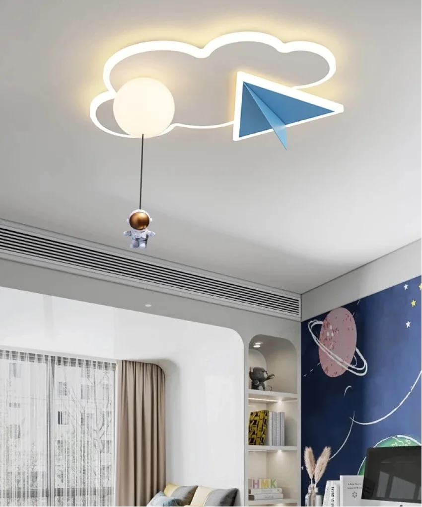 Стельовий світильник Cosmo Cloud LED 43W Білий/Блакитний (SDLC-00160) - фото 3