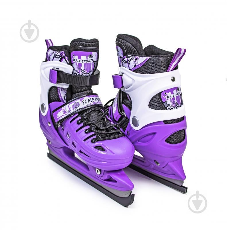 Коньки раздвижные Scale Sport Violet (размер 38-41) - 797917285-L