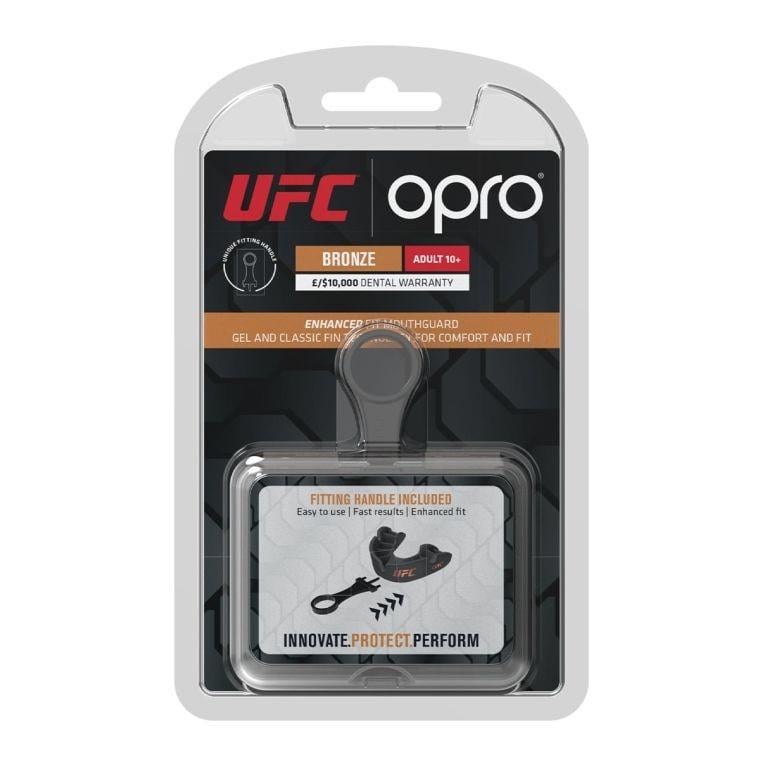 Капа боксерская Opro Junior Bronze UFC Hologram White (art.002264002) - фото 6