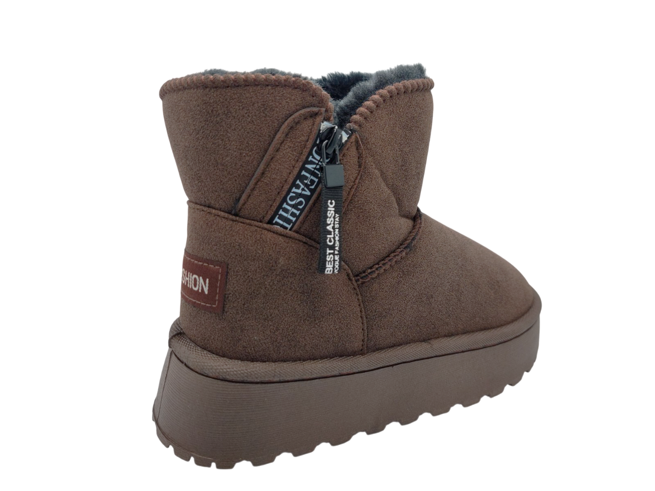 Угги женские Fashion 5762755/37 р. 37 Коричневый - фото 2 Угги женские Fashion 5762755/37 р. 37 Коричневый - фото 2