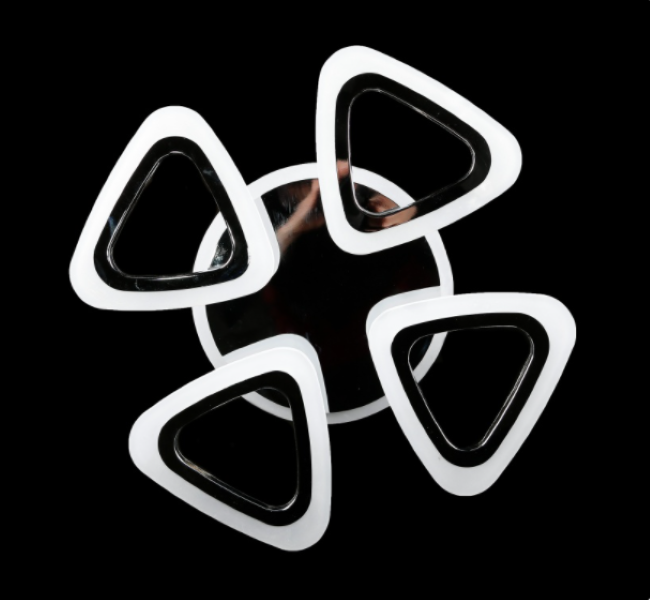 Светодиодная люстра LK29023/4/1 LED CR Белый/Хром (AN000806)