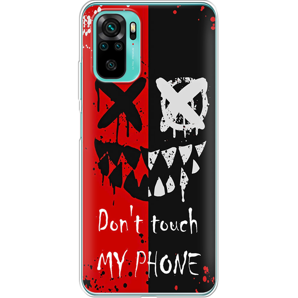 Чехол BoxFace Xiaomi Redmi Note 10 Bad Smile Прозрачный силикон (42029-up2468-42029)