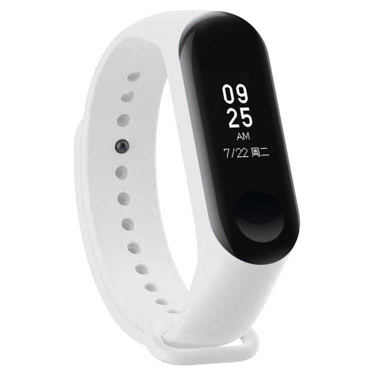 Силиконовый ремешок BeCover для Xiaomi Mi Band 3/4 White (704650)