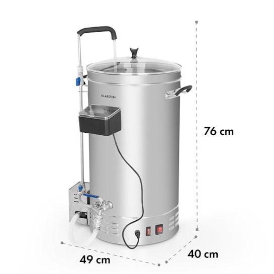 Пивоварня KLARSTEIN Brauheld Pro Mash 35 л 2500 Вт 30-100°C Сріблястий (10034587) - фото 9