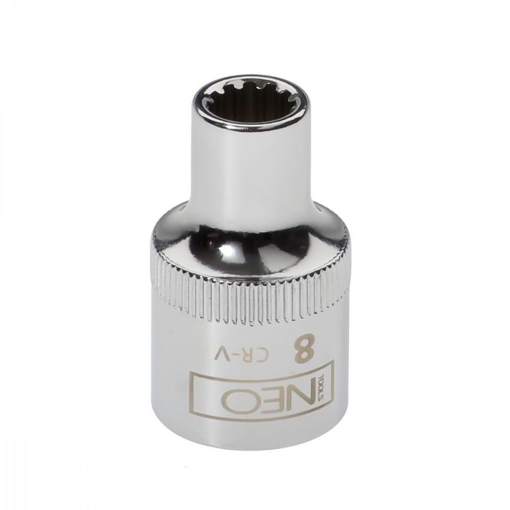 Головка накидная Spline NEO Tools 12-гранная 1/2" 8 мм (21997)