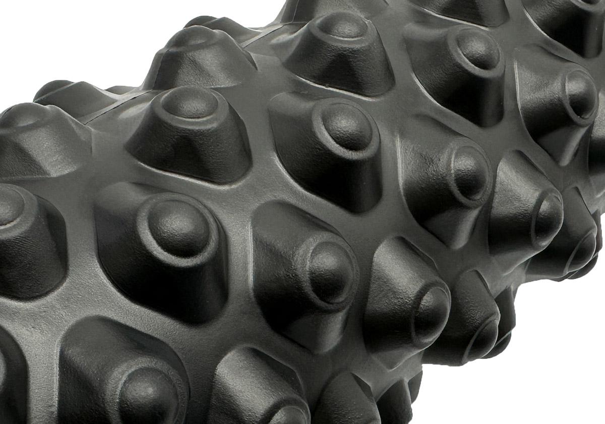 Массажный ролик EasyFit Grid Roller Extreme 33 см Черный (EF-2023-BK) - фото 3