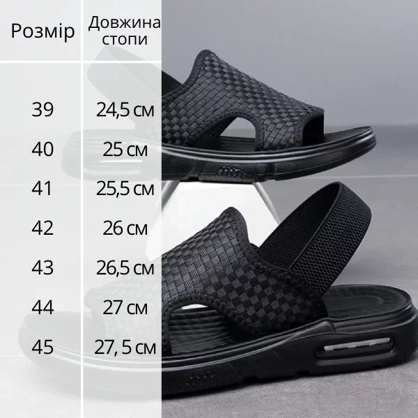 Сандалії чоловічі Maxus р. 40 (X00991-1) - фото 2 Сандалії чоловічі Maxus р. 40 (X00991-1) - фото 2