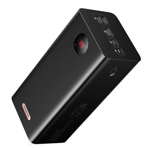 Повербанк Power Bank УМБ 60000мАг QC3.0 ЖК 22.5Вт, Romoss PEA60