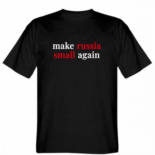 Футболка мужская Gildan make russia small again S Черный (19276179-2-208113-S)