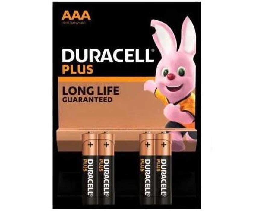 Батарейки Duracell PLUS AAA (LR03) 1,5 V блістер 4 шт. Батарейки Duracell PLUS AAA (LR03) 1,5 V блістер 4 шт.