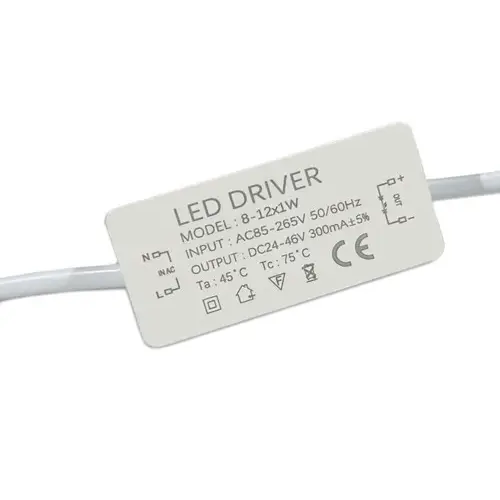 Блок питания для светодиодных лент 8-12x1W AC 85-265V/DC 24-46V