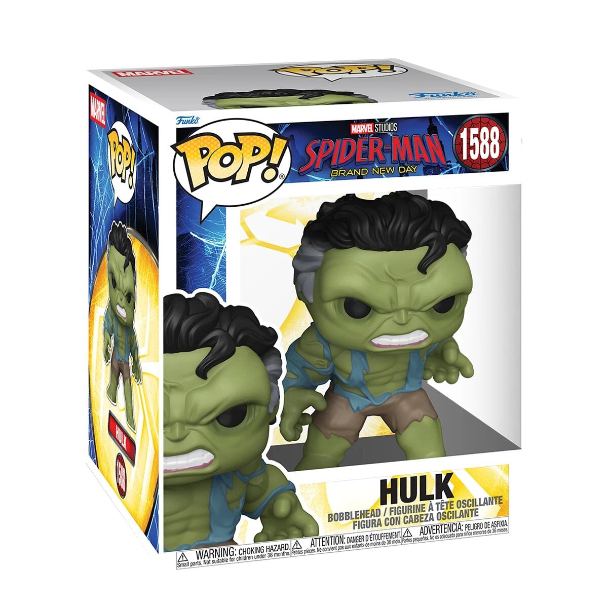 Детская игровая фигурка Funko POP! Халк чиби виниловая 15 см Зеленый (83965)