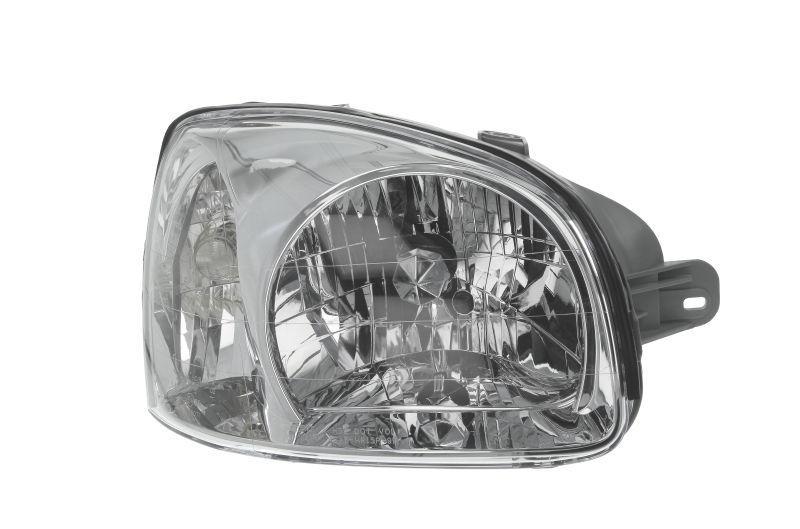 Фара передняя правая Hyundai Santa FeI2000-2005 H4 серая рамка (221-1139R-LD-ED)