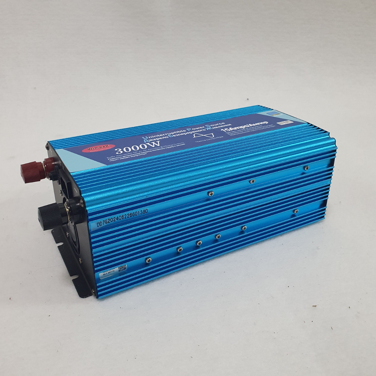 Автомобільний інвертор Power Inverter Wimpex WX-3100 з зарядкою акумулятора чиста синусоїда з 12-220 В 3000W Автомобільний інвертор Power Inverter Wimpex WX-3100 з зарядкою акумулятора чиста синусоїда з 12-220 В 3000W