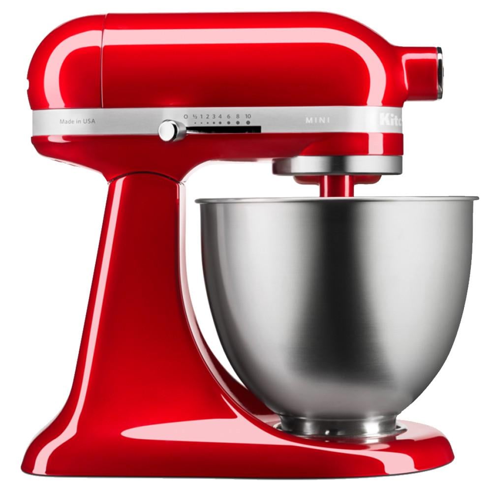 Міксер KitchenAid Artisan MINI 3,3 л з відкритим блоком Карамельне яблуко (5KSM3311XECA)