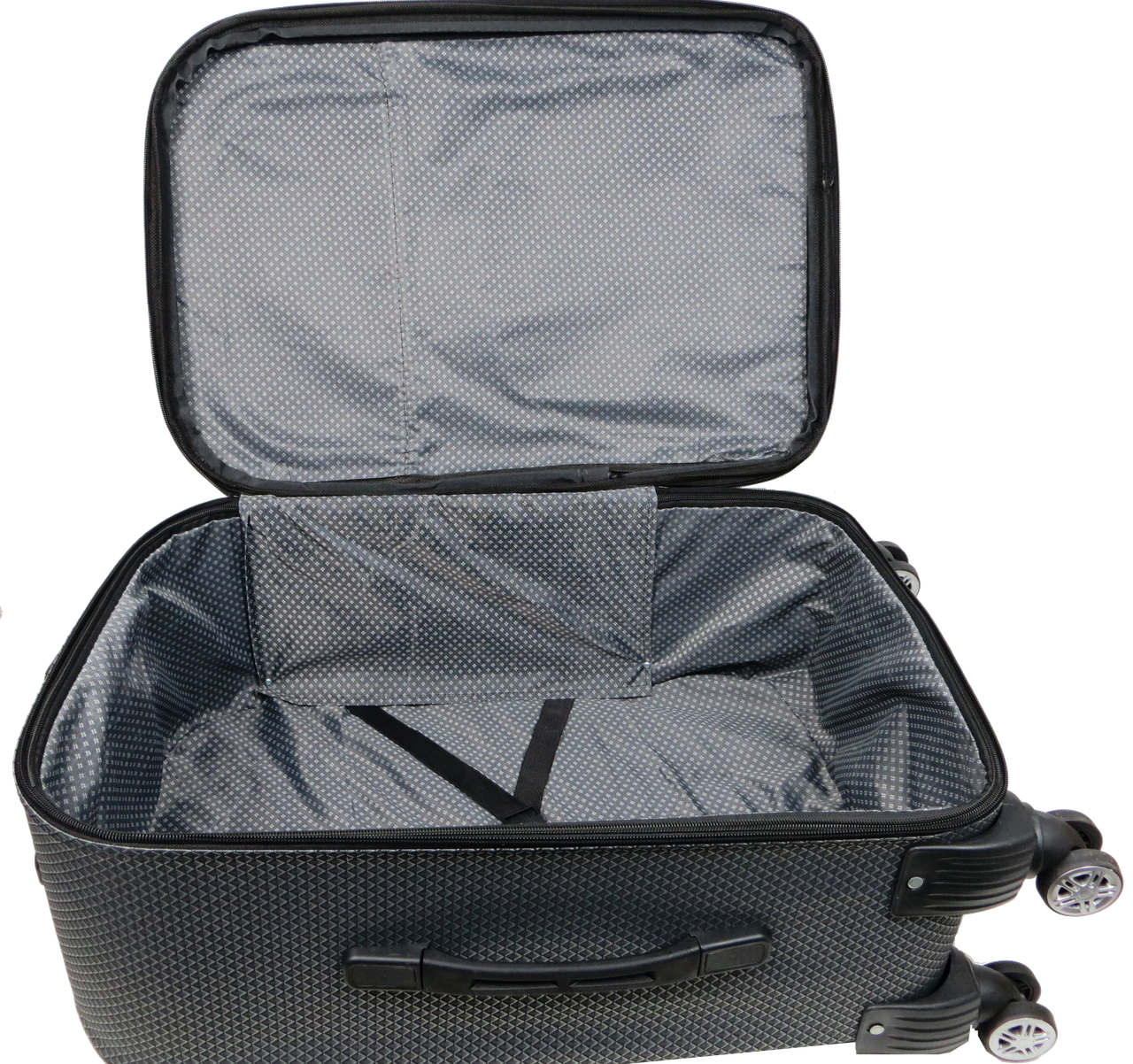 Валіза на колесах Gedox GD Polo тканинна середня в клітинку 67 л Сріблястий - фото 4 Валіза на колесах Gedox GD Polo тканинна середня в клітинку 67 л Сріблястий - фото 4