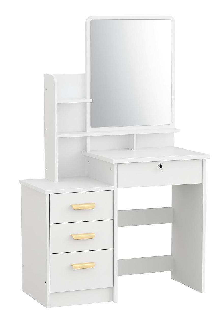 Столик туалетний STL-MD 86 з LED-дзеркалом Білий (2847394694)