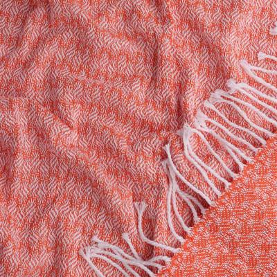 Плед Азалия 140х200 см Оранжевый - фото 2 Плед Азалия 140х200 см Оранжевый - фото 2