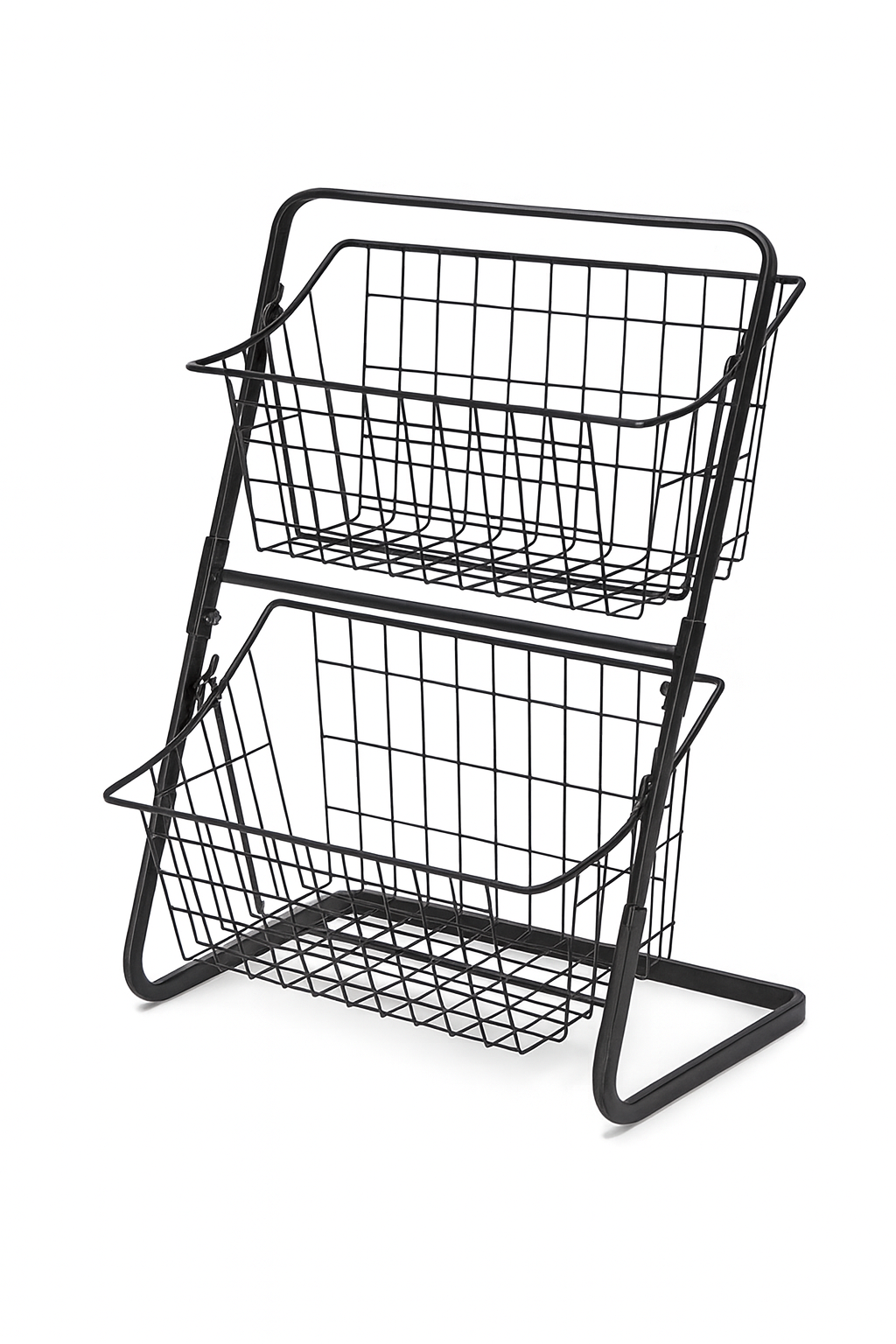 Органайзер для кухні Storage Rack двоярусна поличка 39х28х18 см Чорний (RMB12) Органайзер для кухні Storage Rack двоярусна поличка 39х28х18 см Чорний (RMB12)