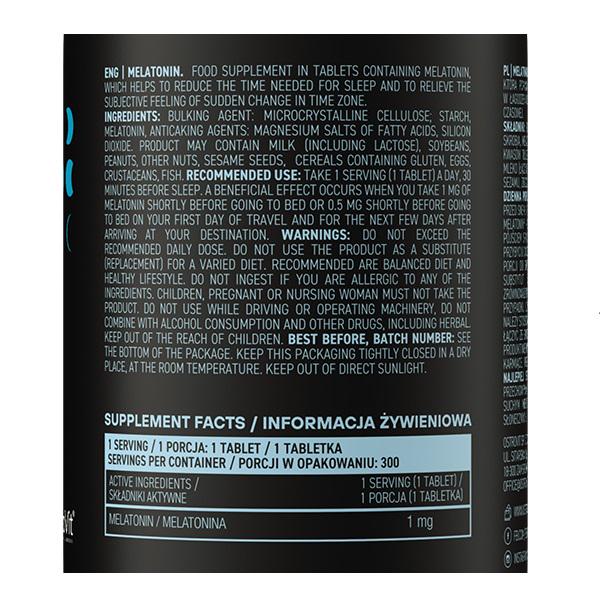 Мелатонін для спорту OstroVit Melatonin 300 таблеток (000011490) - фото 2