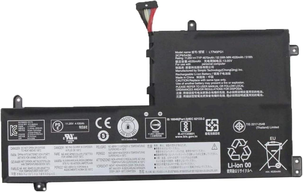 Аккумулятор для ноутбука Lenovo Legion Y530/Y7000/11,34 V/52,5 Wh