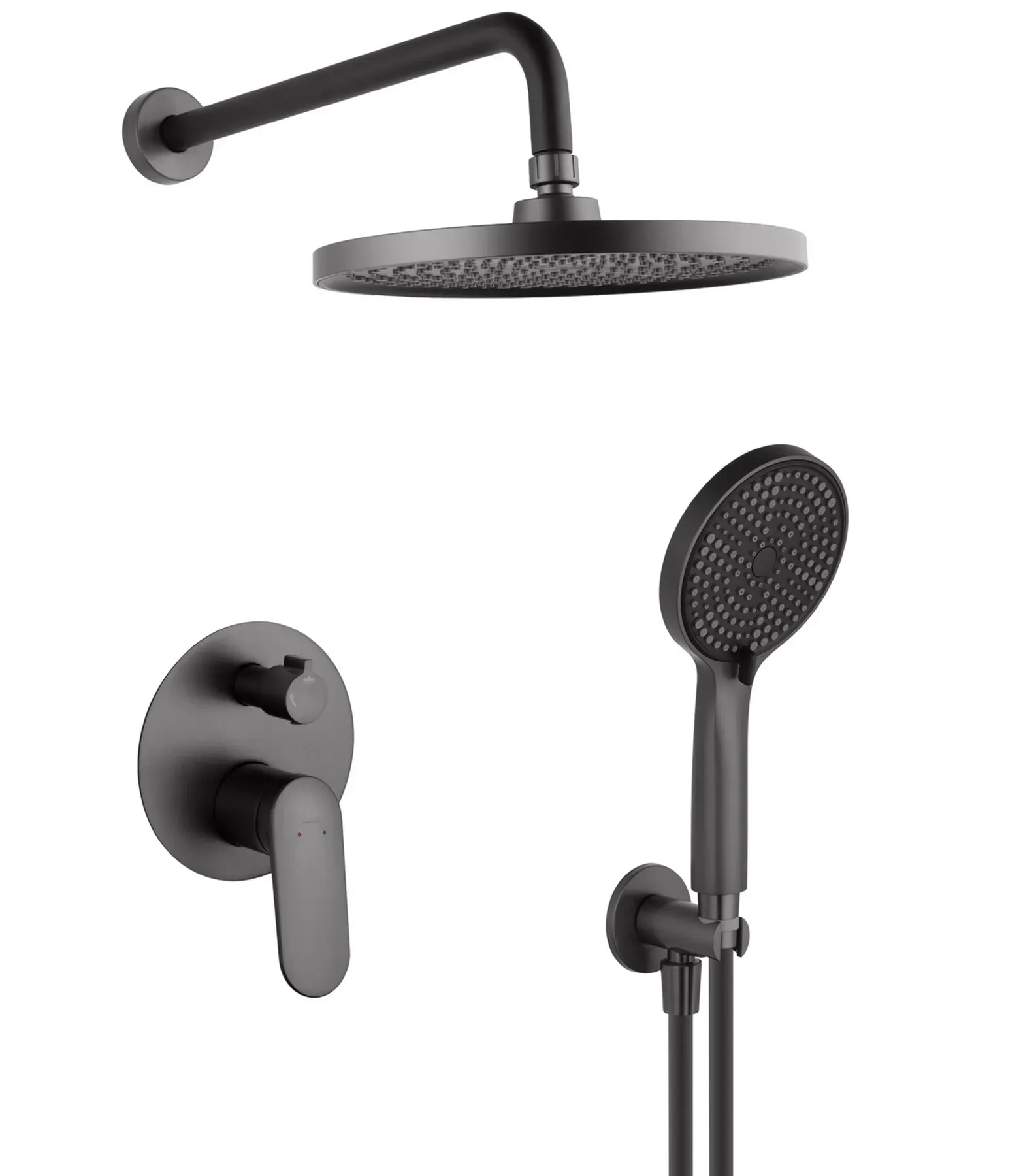 Душова система прихованого монтажу Kroner Element 211335B-5301 латунна Графітовий (115696)