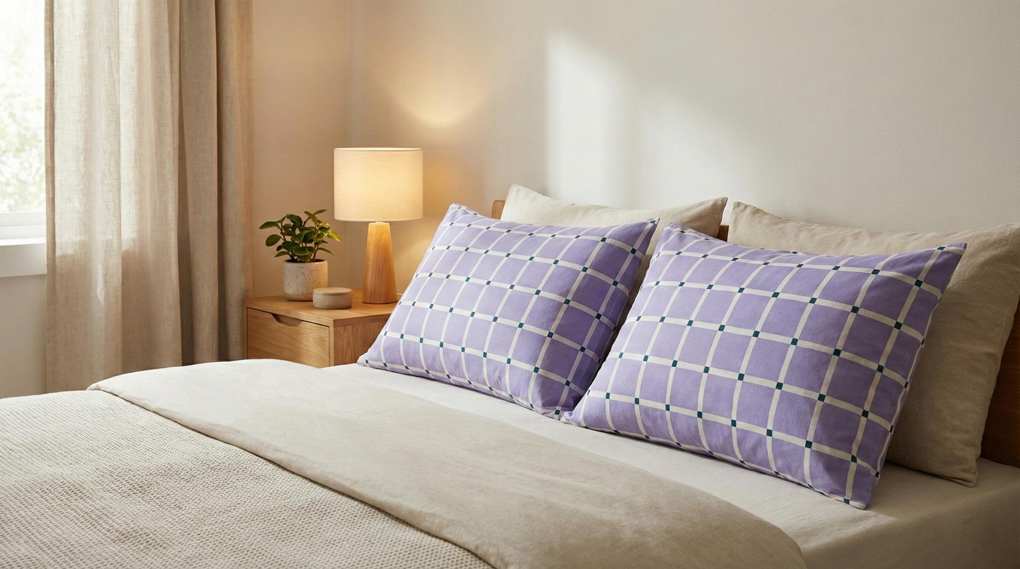 Комплект постельного белья Сетчатый узор Бязь пододеяльник 180х220 см и две наволочки 70х70 см (Glux-2712/px180)