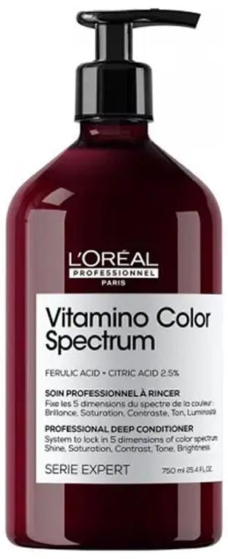 Кондиционер для блеска и сохранения цвета L’Oréal Professionnel Paris Vitamino Color Spectrum 750 мл (63258)