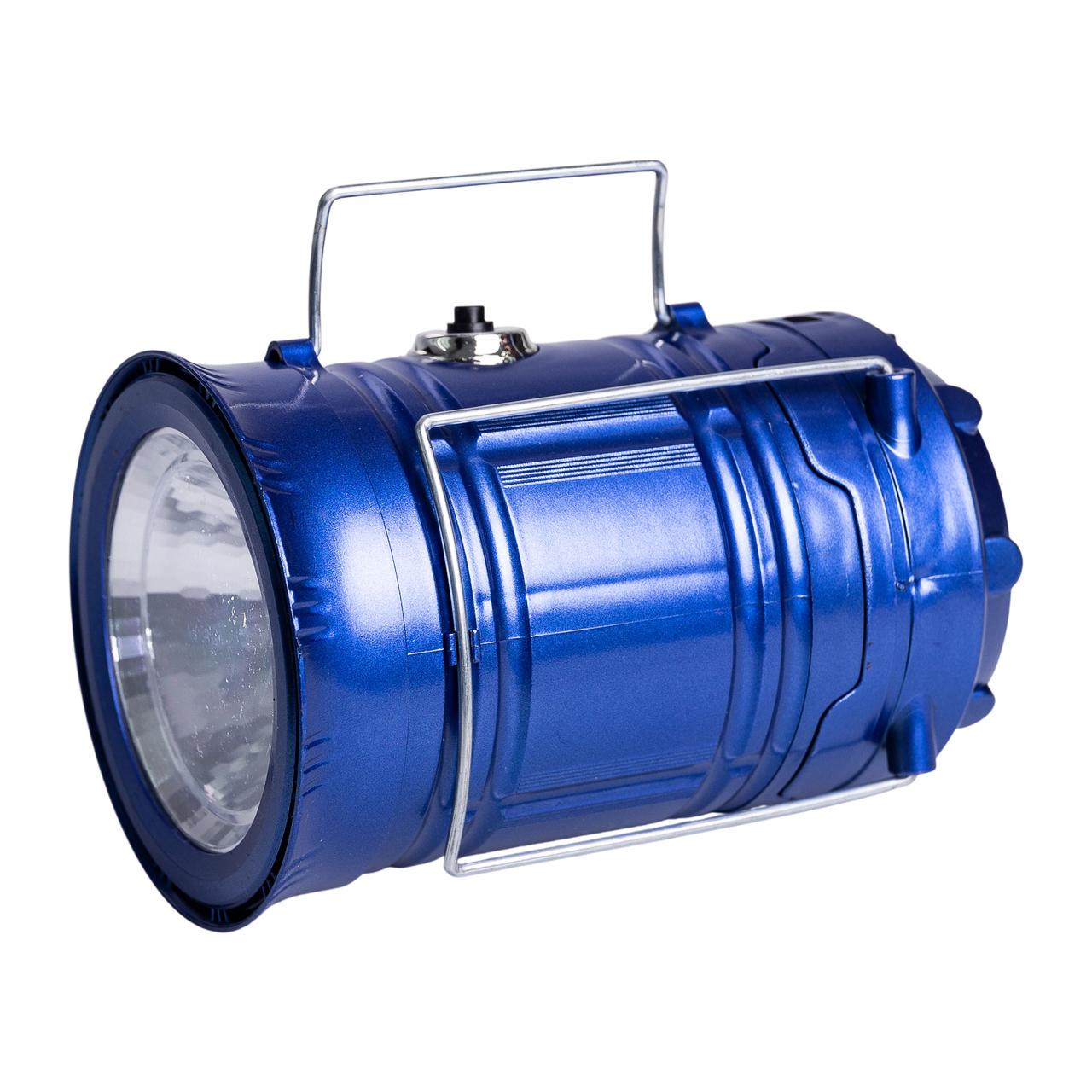 Ліхтар кемпінговий акумуляторний підвісний USB 9x20 см 36 Вт Синій (7188) - фото 3 Ліхтар кемпінговий акумуляторний підвісний USB 9x20 см 36 Вт Синій (7188) - фото 3