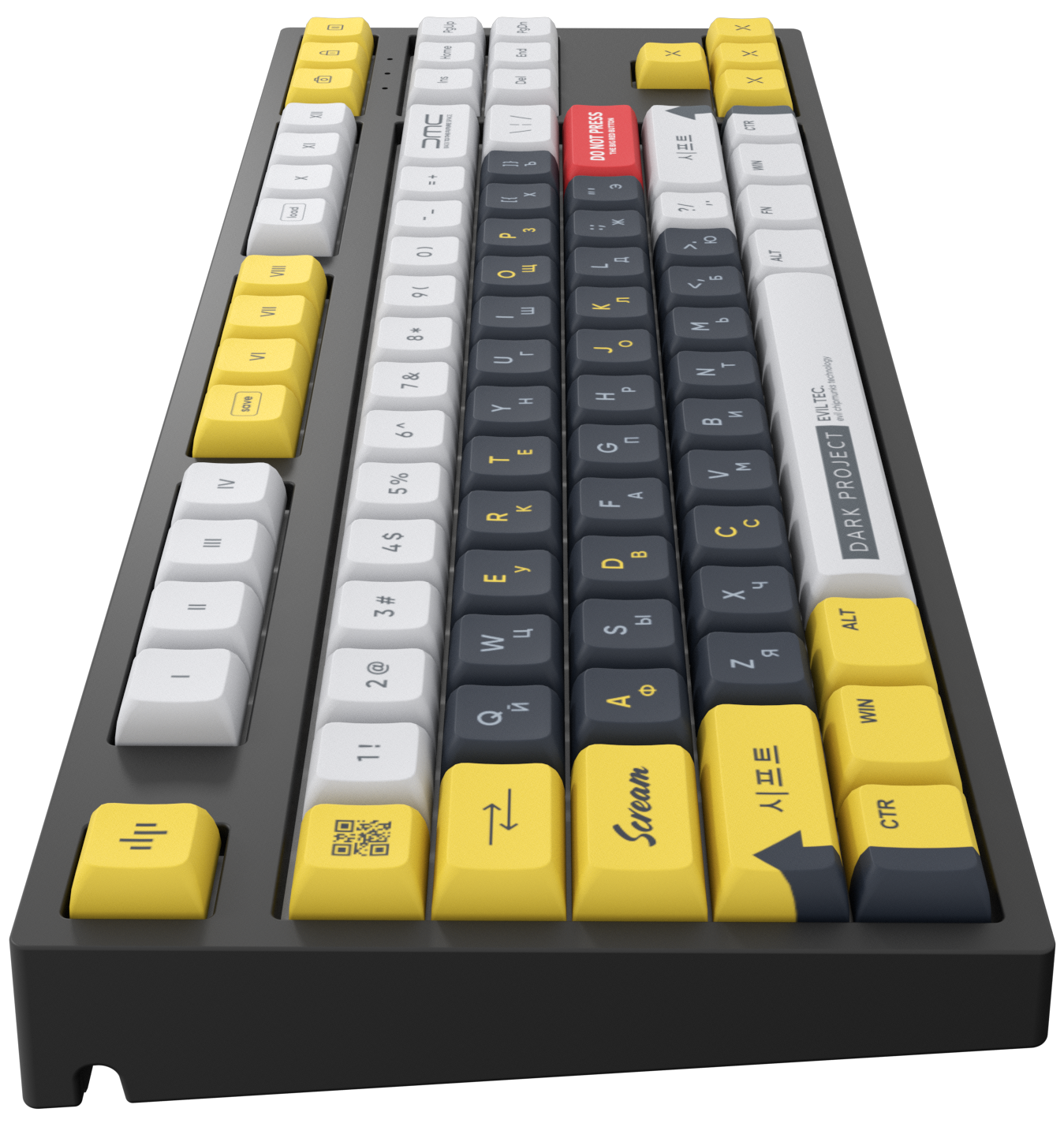 Клавіатура Dark Project One Pro KD87A LTD ABS Gateron Optical 1.0 Silver DP-KD-87A-020210-GSL (68664) - фото 3