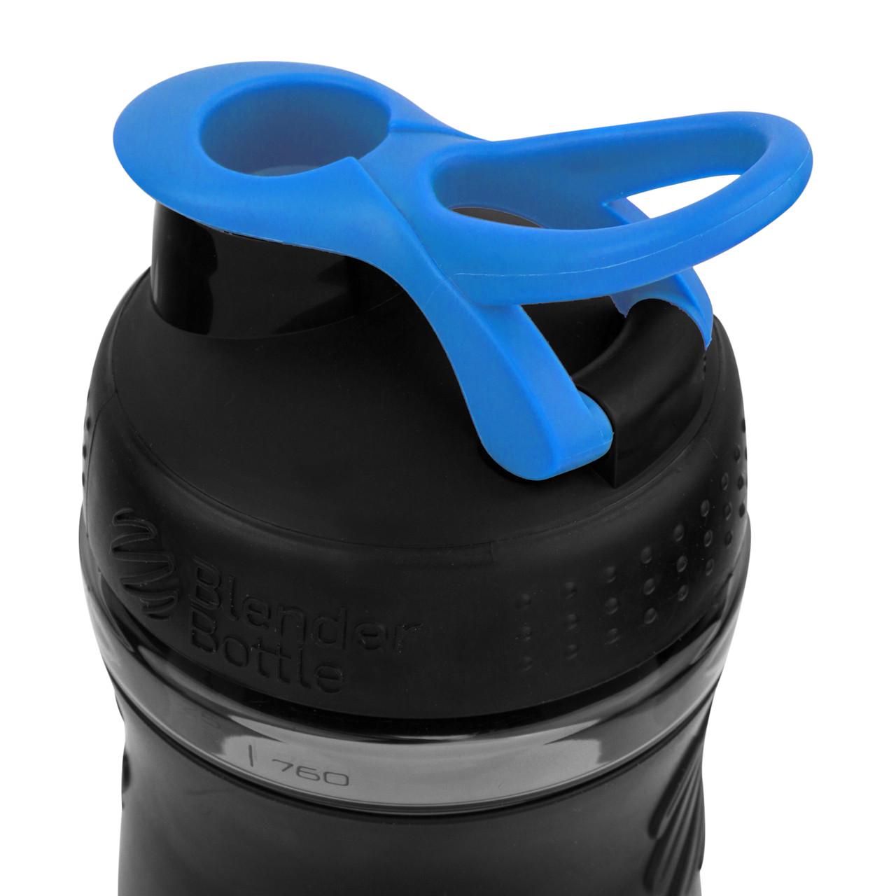 Шейкер спортивний BlenderBottle SportMixer 28 oz 820 мл Black/Cyan - фото 5