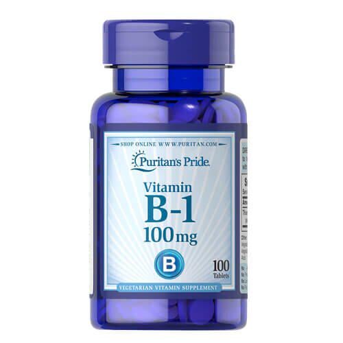 Тиамин B-1 PP Vitamin B-1 100 мг 100 Tablets (1670)