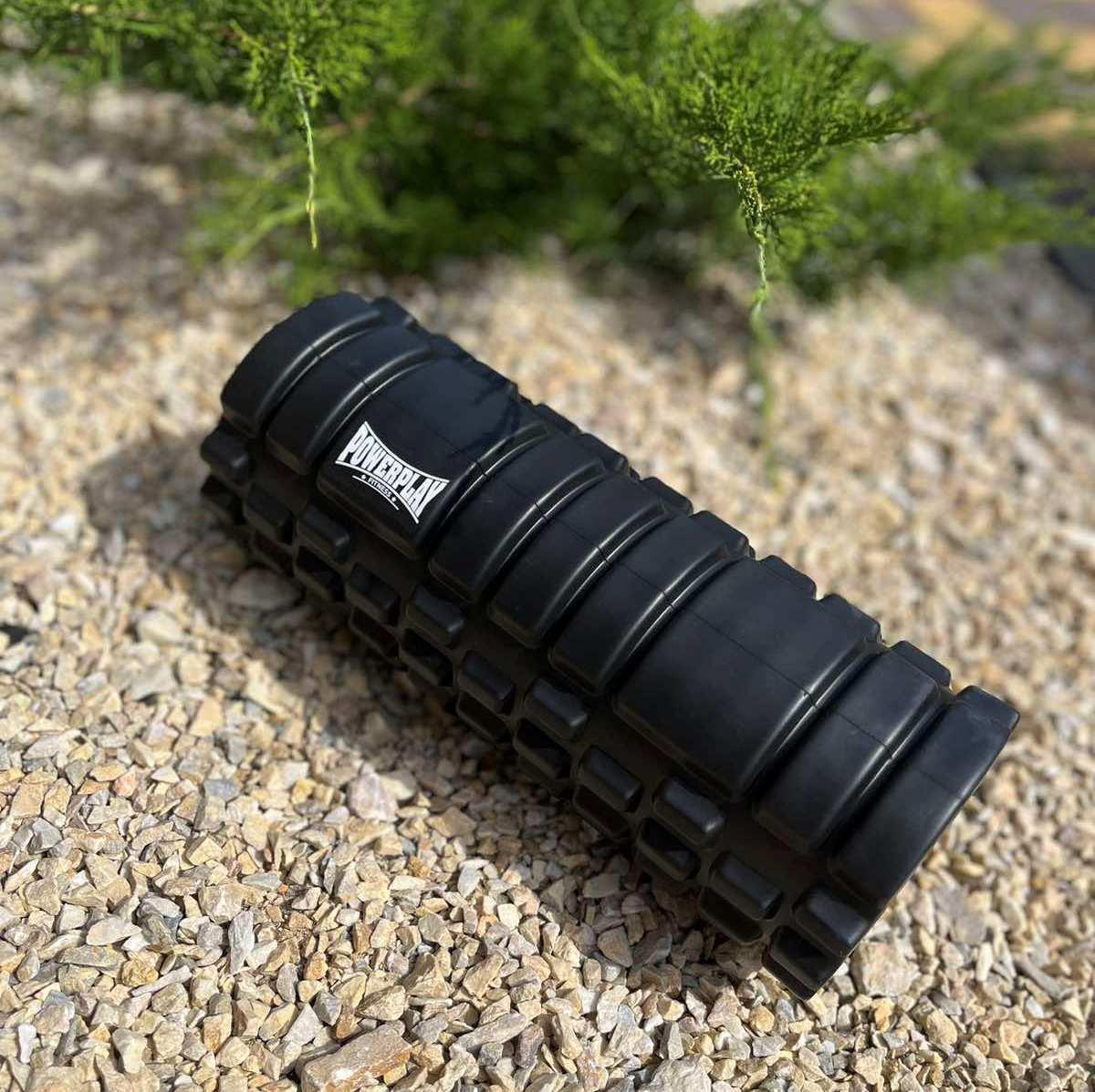 Ролик массажный PowerPlay 4025 Massage Roller 33x15 см Черный (A-013214) - фото 4