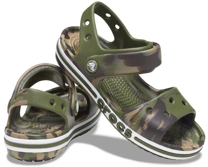 Сандалії для хлопчика Crocs Kids Bayaband Sandal Marbled Army Green р. 23/24 Хакі (25921) Сандалії для хлопчика Crocs Kids Bayaband Sandal Marbled Army Green р. 23/24 Хакі (25921)