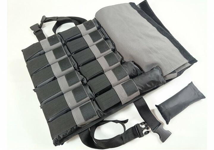 Жилет утяжелитель EasyFit Armor 18 кг наборной с шагом 0,5 кг (EF-WTV-180) - фото 4 Жилет утяжелитель EasyFit Armor 18 кг наборной с шагом 0,5 кг (EF-WTV-180) - фото 4