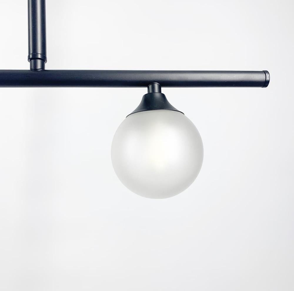 Люстра видовжена підвісна SIMPLE на 5 ламп Чорний (SG 33) - фото 4