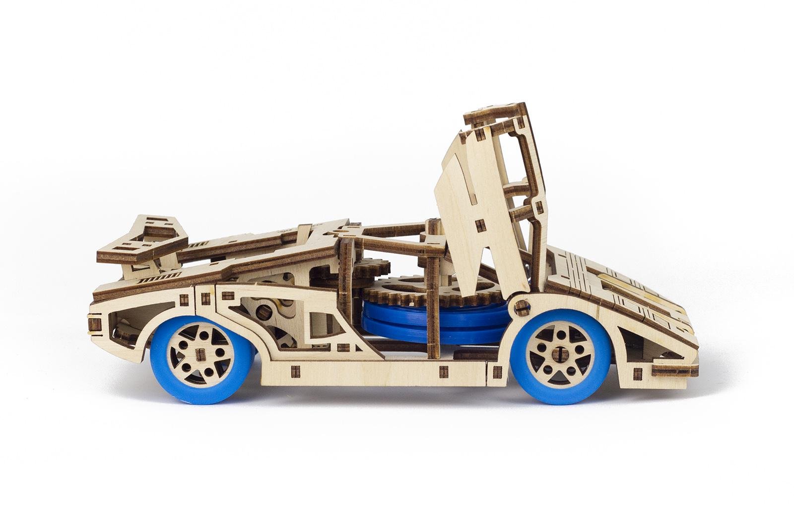 Конструктор механічний 3D Time for Machine Raging Bull автомобіль Синій (T4M380304DBL) - фото 2 Конструктор механічний 3D Time for Machine Raging Bull автомобіль Синій (T4M380304DBL) - фото 2