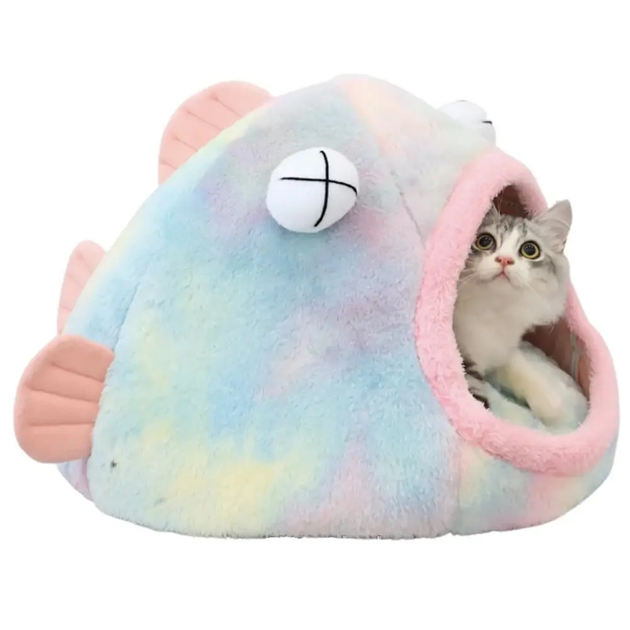 Кровать для домашних животных Дом Рыба (8-18-540DG8)