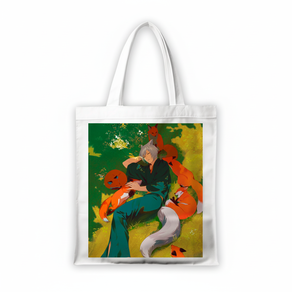 Сумка-шопер Kusuriya no Hitorigoto Томое из льна Белый (11785)