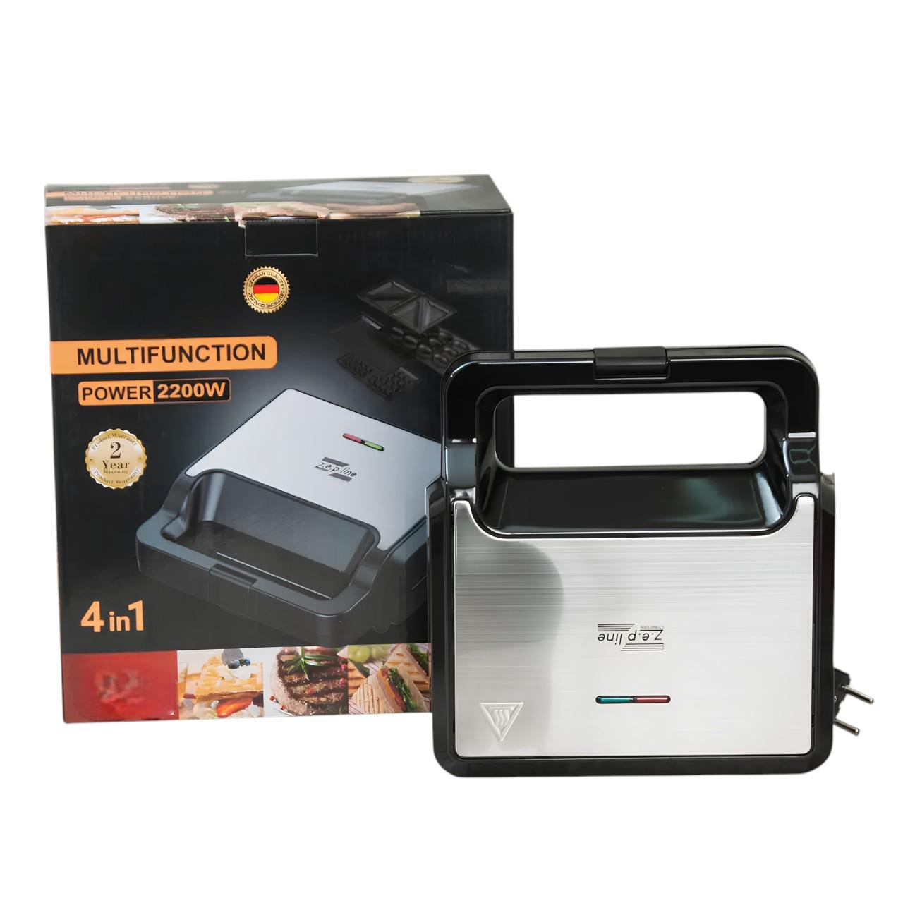 Мультимейкер Zepline ZP-801 з антипригарним покриттям 2200 Вт (є212) - фото 7 Мультимейкер Zepline ZP-801 з антипригарним покриттям 2200 Вт (є212) - фото 7