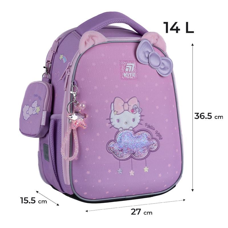 Рюкзак школьный Kite Education Hello Kitty каркасный (HK25-555S) - фото 3