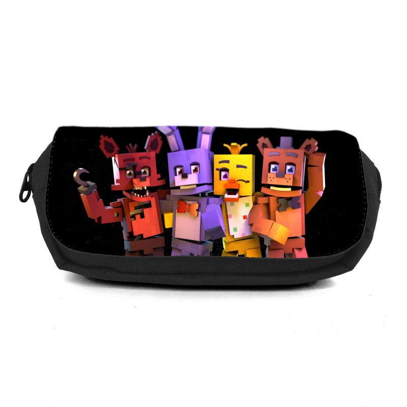 Пенал школьный Аниматроники Пять ночей Фредди FNAF-0013 Черный (1478385370)