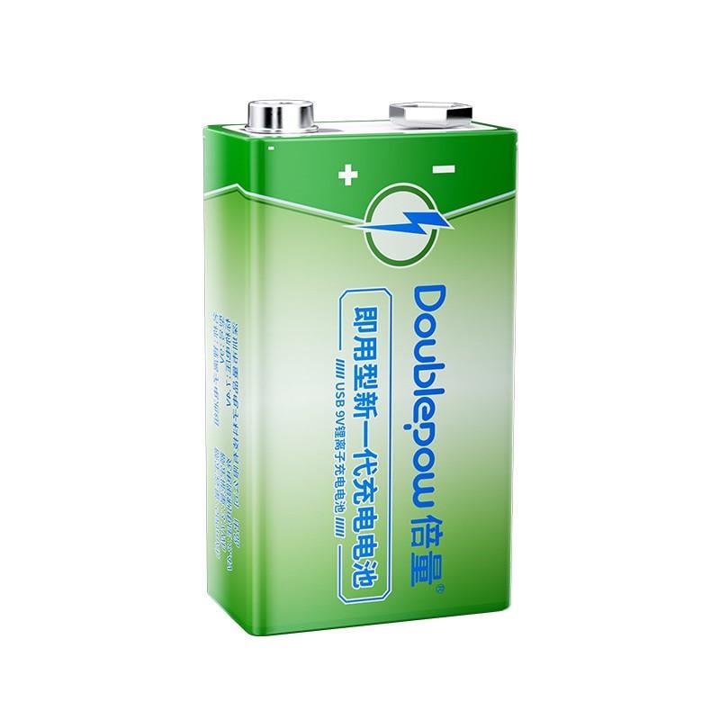 Аккумуляторы типа Крона 6F22 CR-9V 9 Вольт с разъемом TYPE-C Doublepow 3700 mwh/кабель TYPE-C/бокс 2 шт. Аккумуляторы типа Крона 6F22 CR-9V 9 Вольт с разъемом TYPE-C Doublepow 3700 mwh/кабель TYPE-C/бокс 2 шт.