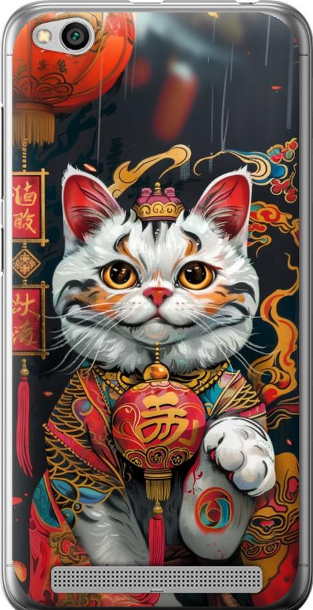 Чехол на Xiaomi Redmi 5A China Cat v2 (6135t-1133-42517) Чехол на Xiaomi Redmi 5A China Cat v2 (6135t-1133-42517)